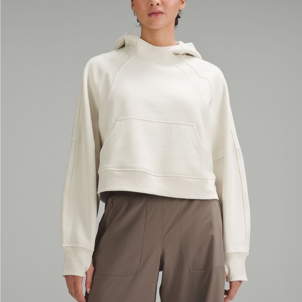 Scuba oversized hoodie: bone